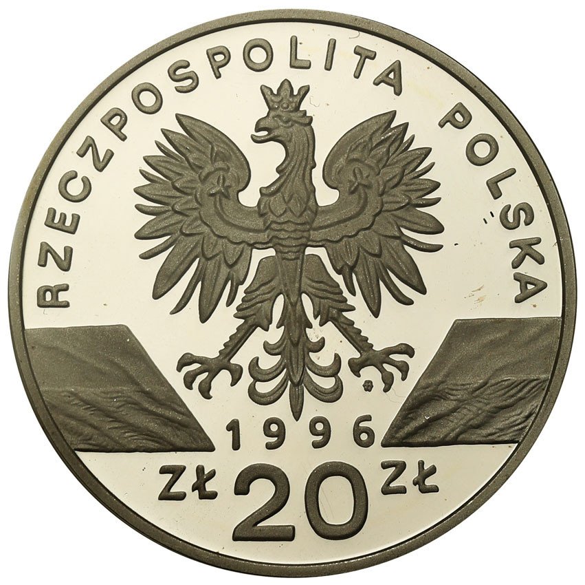III RP.20 złotych 1996 Jeż SREBRO
